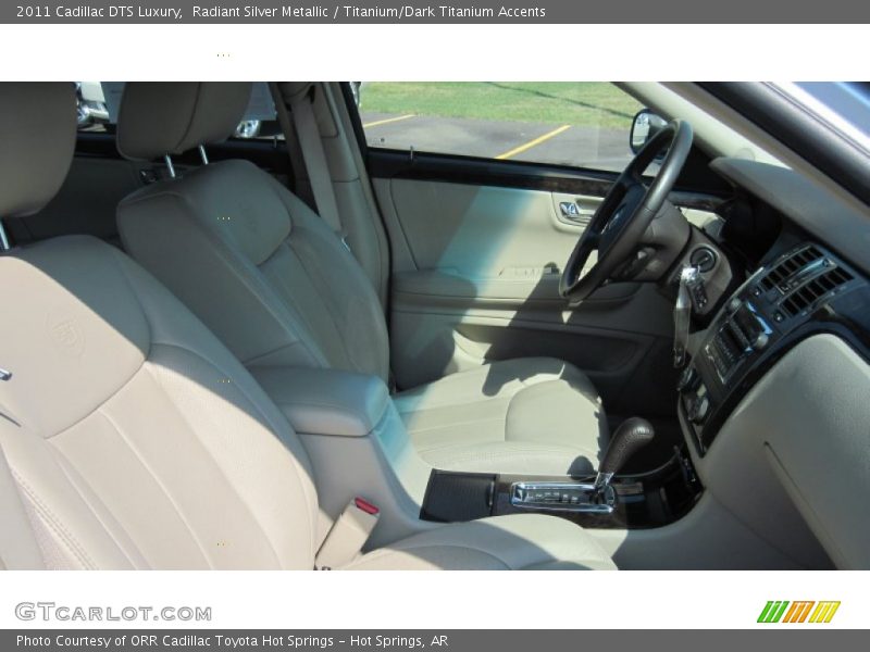 Radiant Silver Metallic / Titanium/Dark Titanium Accents 2011 Cadillac DTS Luxury