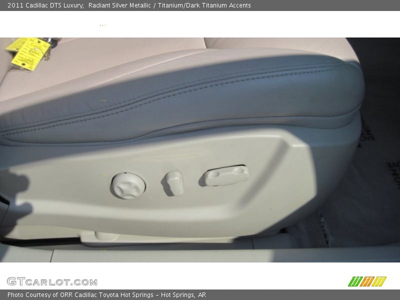 Radiant Silver Metallic / Titanium/Dark Titanium Accents 2011 Cadillac DTS Luxury
