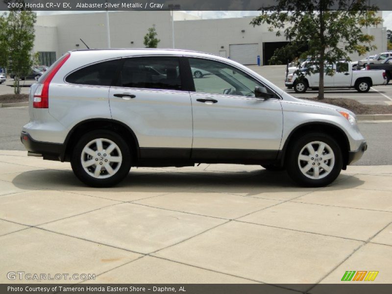 Alabaster Silver Metallic / Gray 2009 Honda CR-V EX