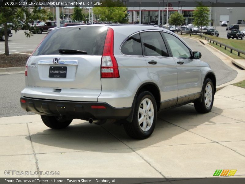 Alabaster Silver Metallic / Gray 2009 Honda CR-V EX