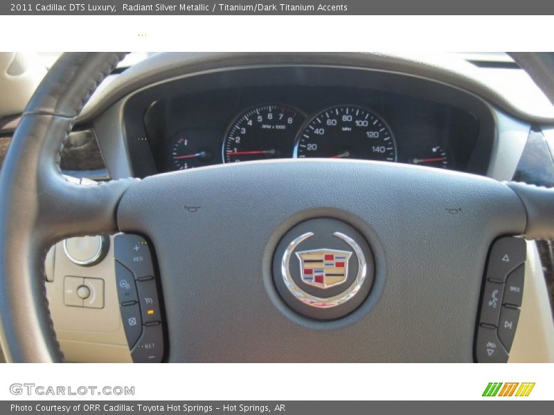 Radiant Silver Metallic / Titanium/Dark Titanium Accents 2011 Cadillac DTS Luxury