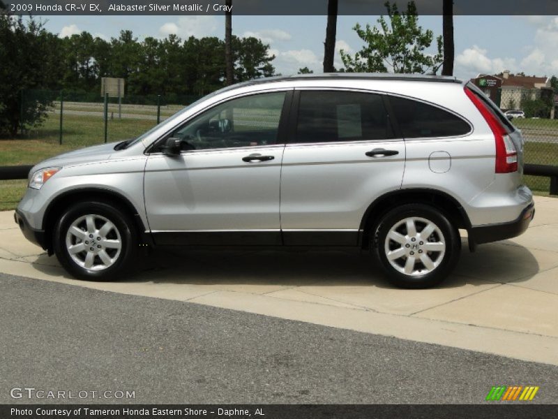 Alabaster Silver Metallic / Gray 2009 Honda CR-V EX