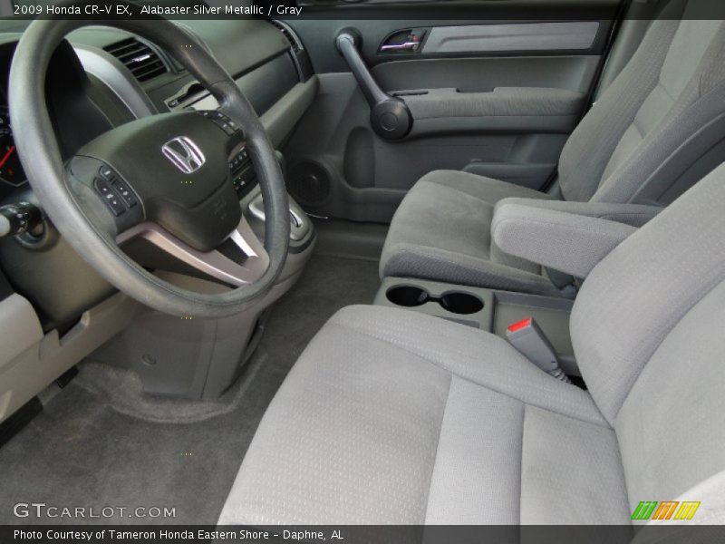 Alabaster Silver Metallic / Gray 2009 Honda CR-V EX