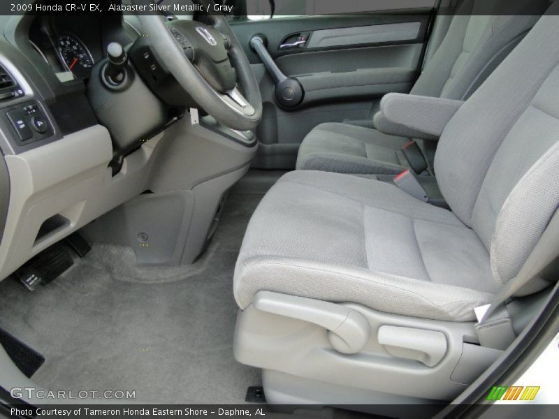 Alabaster Silver Metallic / Gray 2009 Honda CR-V EX