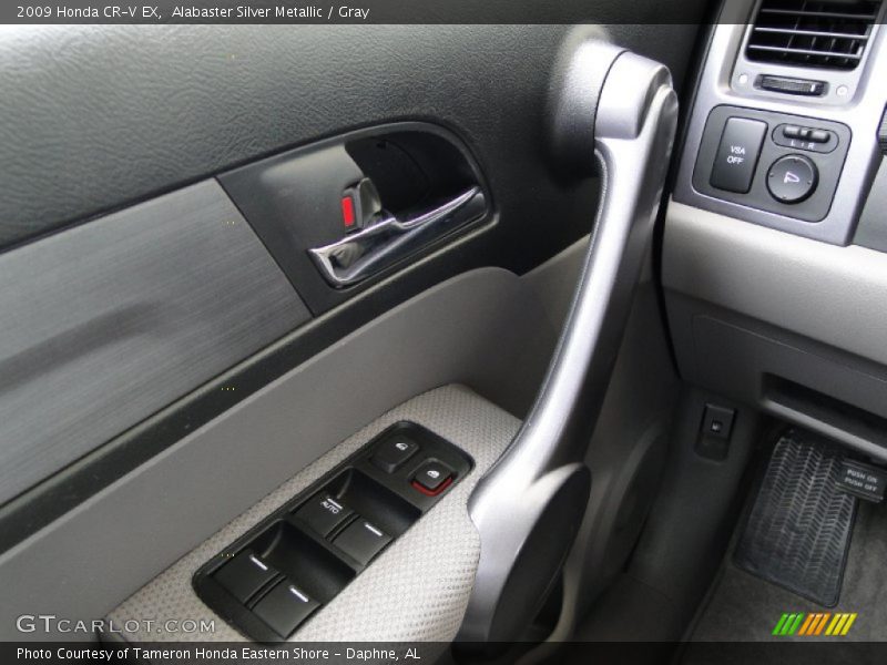 Alabaster Silver Metallic / Gray 2009 Honda CR-V EX