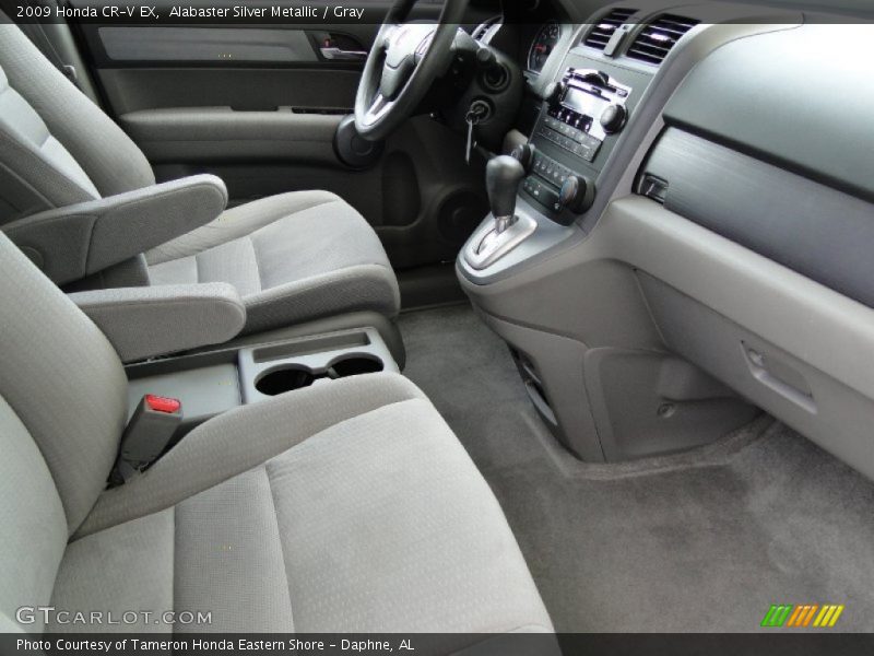 Alabaster Silver Metallic / Gray 2009 Honda CR-V EX