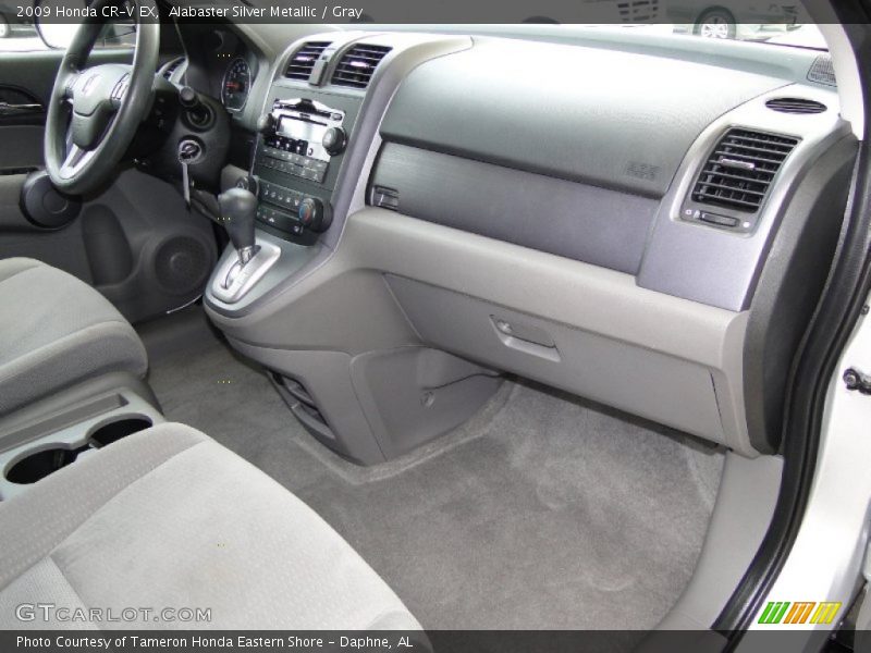Alabaster Silver Metallic / Gray 2009 Honda CR-V EX