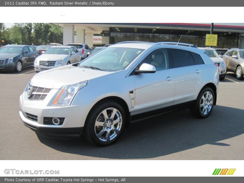 Radiant Silver Metallic / Shale/Ebony 2011 Cadillac SRX FWD