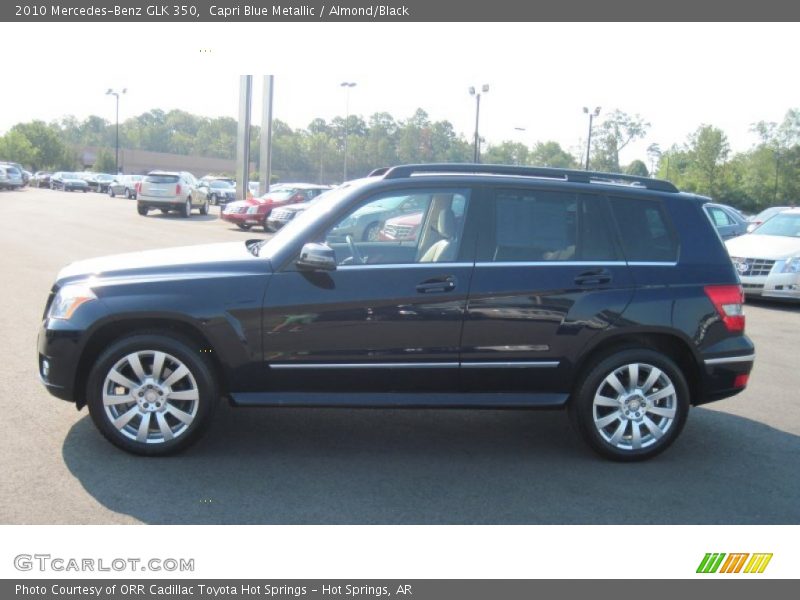 Capri Blue Metallic / Almond/Black 2010 Mercedes-Benz GLK 350