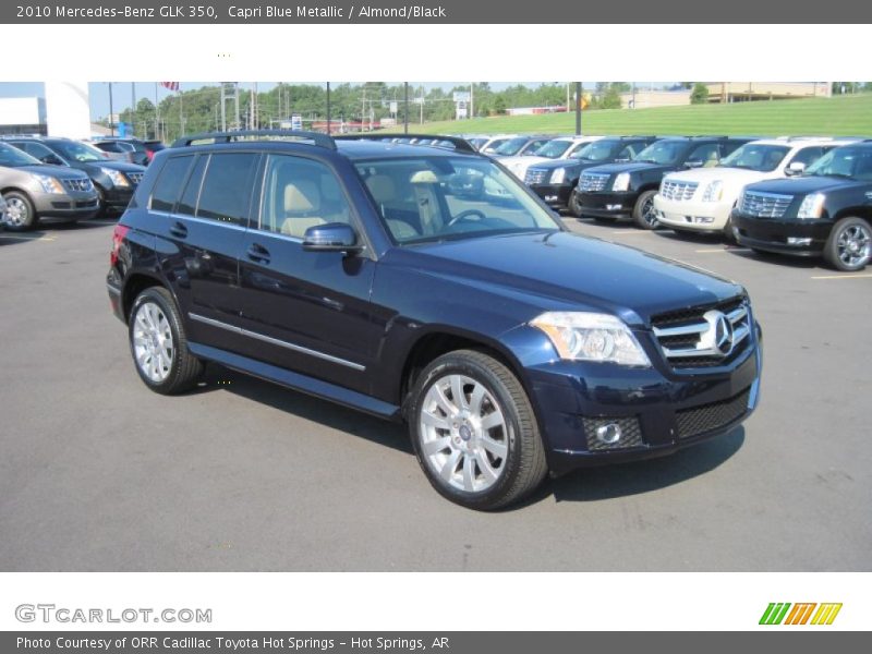 Capri Blue Metallic / Almond/Black 2010 Mercedes-Benz GLK 350