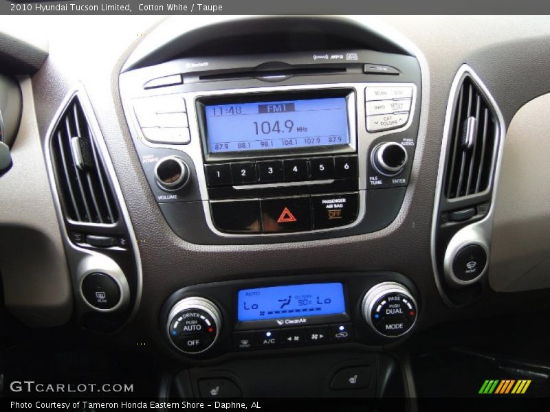 Controls of 2010 Tucson Limited
