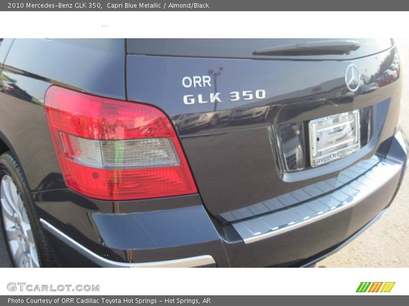 Capri Blue Metallic / Almond/Black 2010 Mercedes-Benz GLK 350