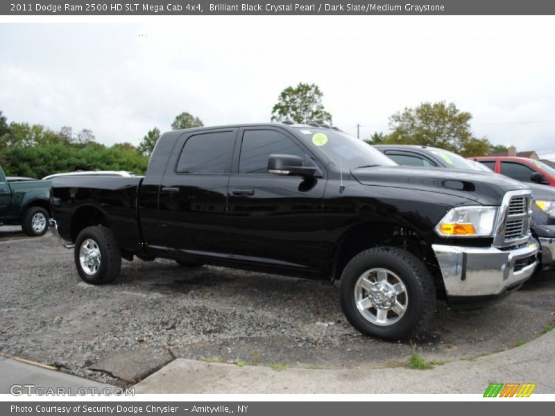 2011 Ram 2500 HD SLT Mega Cab 4x4 Brilliant Black Crystal Pearl