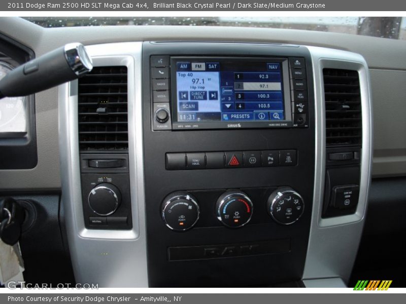 Controls of 2011 Ram 2500 HD SLT Mega Cab 4x4