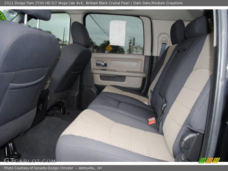  2011 Ram 2500 HD SLT Mega Cab 4x4 Dark Slate/Medium Graystone Interior
