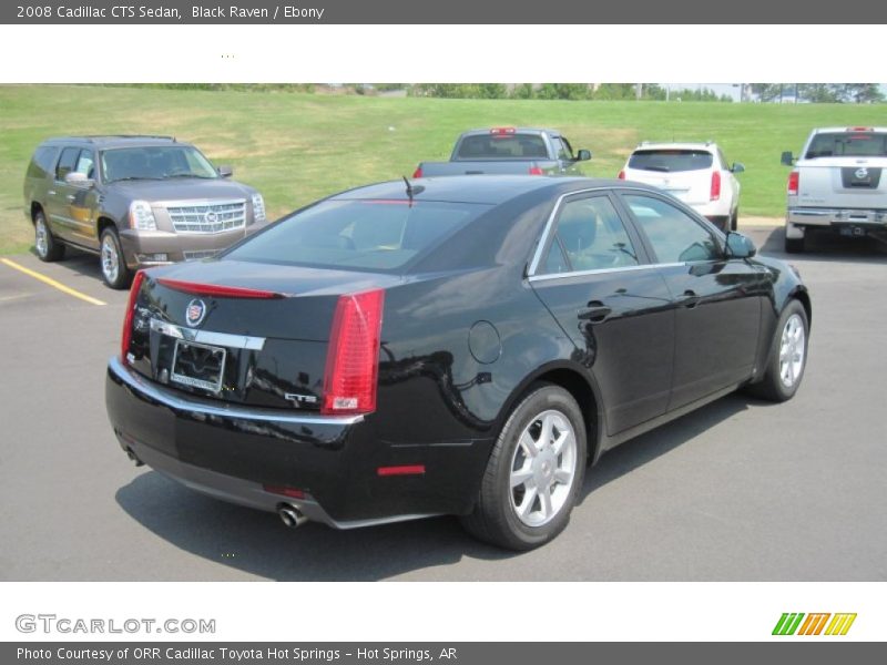 Black Raven / Ebony 2008 Cadillac CTS Sedan