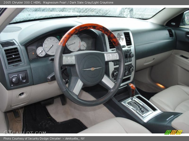 Magnesium Pearl / Dark Slate Gray/Light Graystone 2005 Chrysler 300 C HEMI