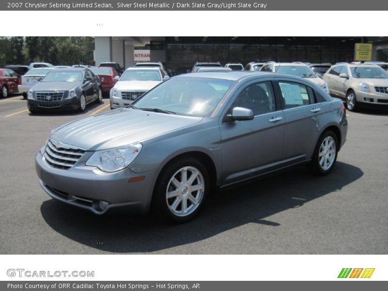 Silver Steel Metallic / Dark Slate Gray/Light Slate Gray 2007 Chrysler Sebring Limited Sedan