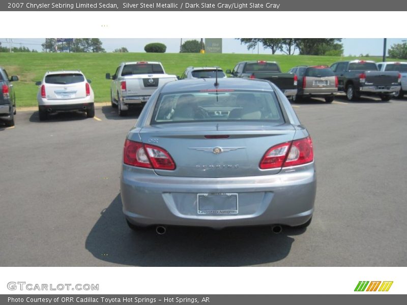 Silver Steel Metallic / Dark Slate Gray/Light Slate Gray 2007 Chrysler Sebring Limited Sedan