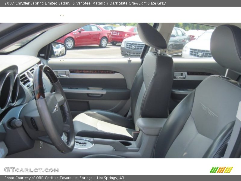 Silver Steel Metallic / Dark Slate Gray/Light Slate Gray 2007 Chrysler Sebring Limited Sedan