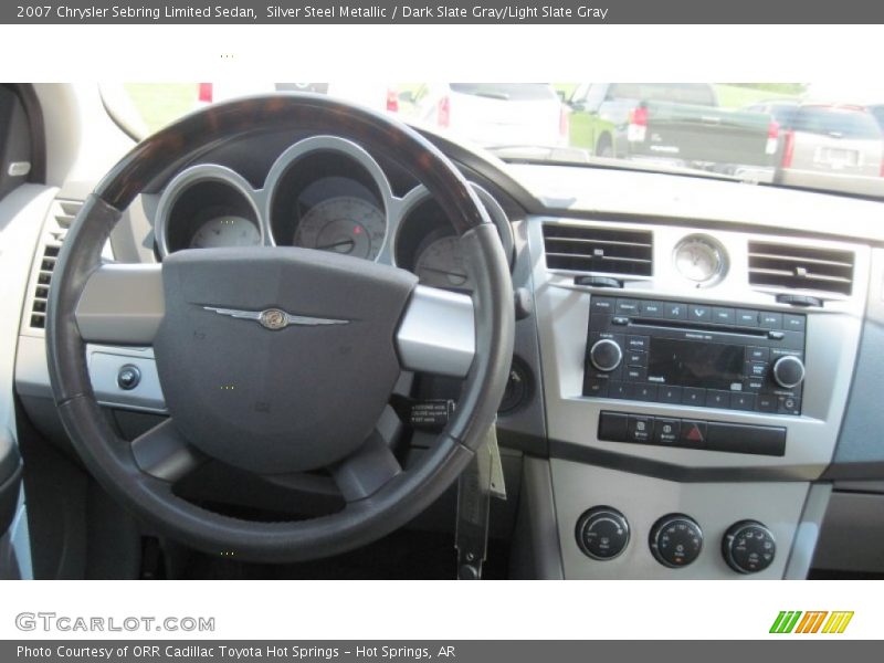 Silver Steel Metallic / Dark Slate Gray/Light Slate Gray 2007 Chrysler Sebring Limited Sedan