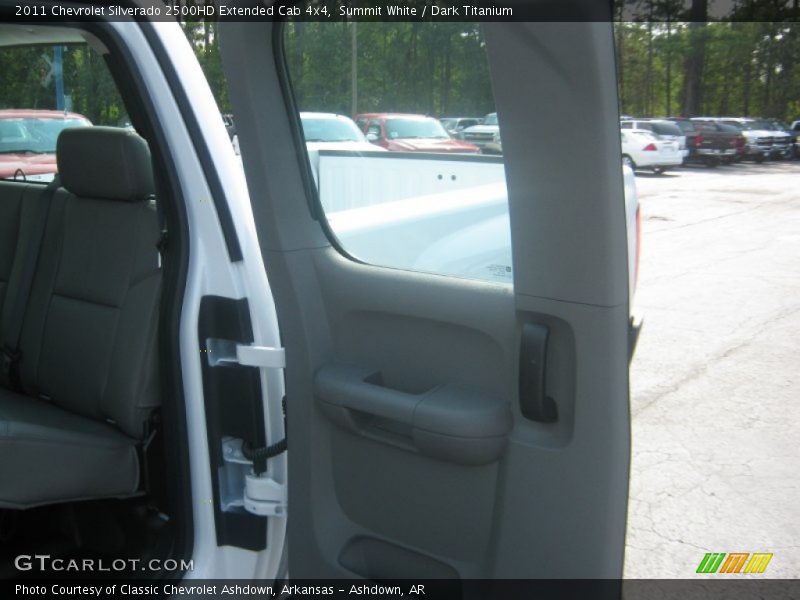 Summit White / Dark Titanium 2011 Chevrolet Silverado 2500HD Extended Cab 4x4