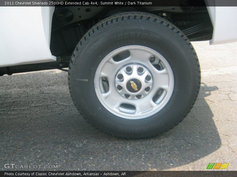Summit White / Dark Titanium 2011 Chevrolet Silverado 2500HD Extended Cab 4x4
