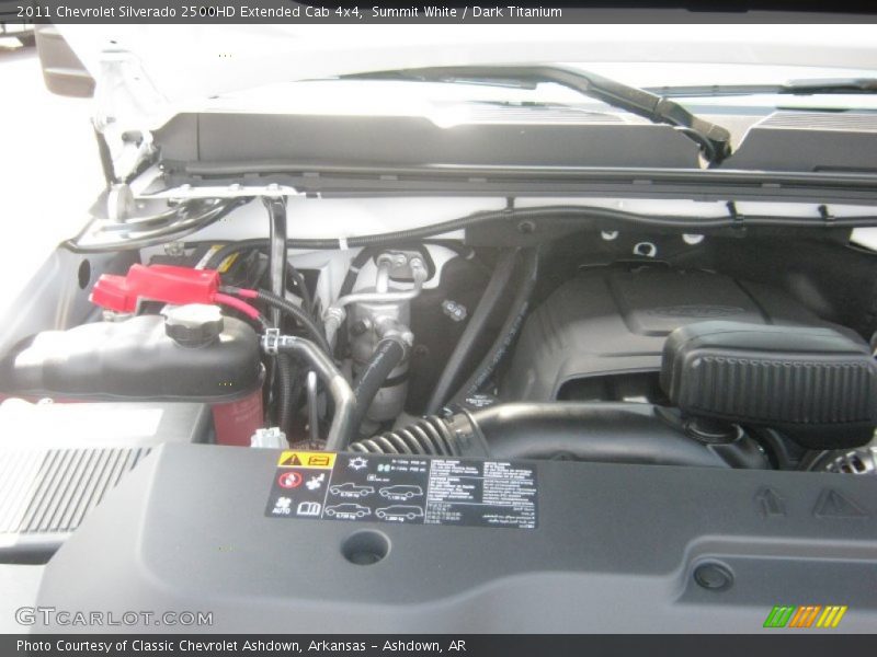 Summit White / Dark Titanium 2011 Chevrolet Silverado 2500HD Extended Cab 4x4