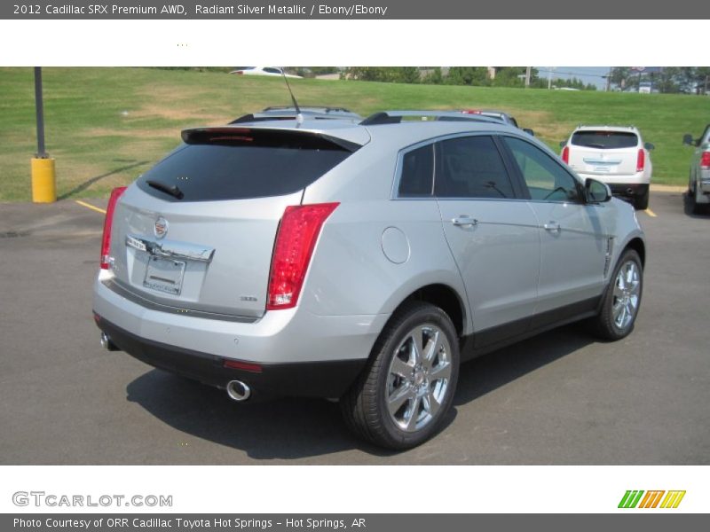 Radiant Silver Metallic / Ebony/Ebony 2012 Cadillac SRX Premium AWD