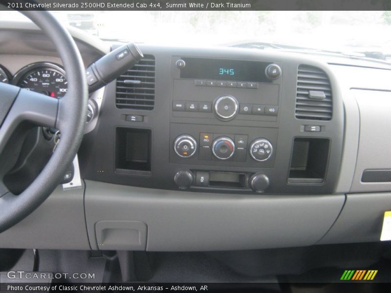Summit White / Dark Titanium 2011 Chevrolet Silverado 2500HD Extended Cab 4x4