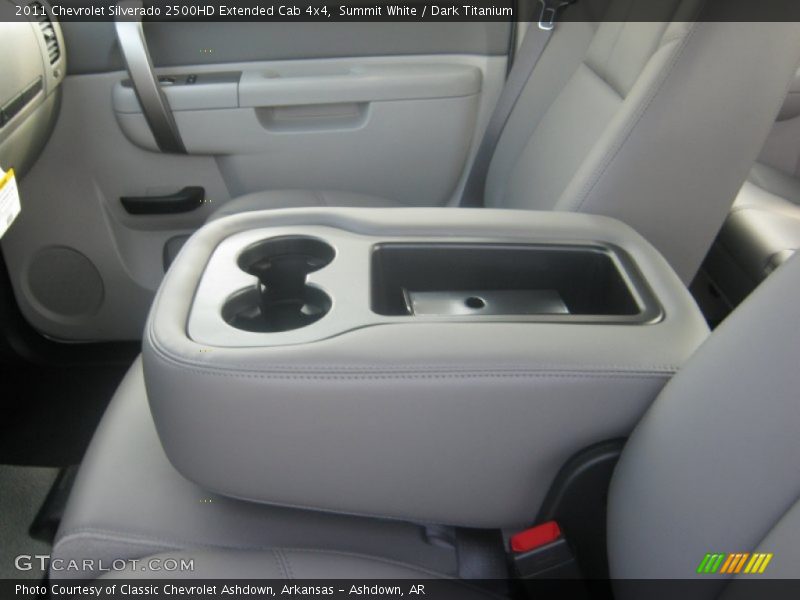 Summit White / Dark Titanium 2011 Chevrolet Silverado 2500HD Extended Cab 4x4