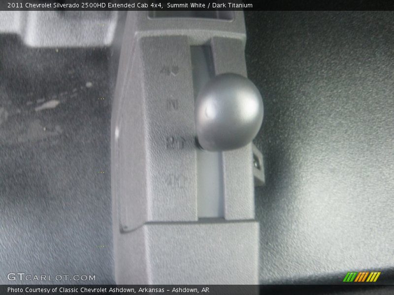 Summit White / Dark Titanium 2011 Chevrolet Silverado 2500HD Extended Cab 4x4