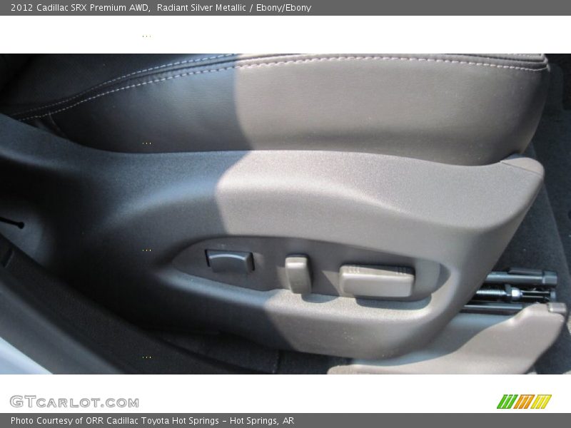 Radiant Silver Metallic / Ebony/Ebony 2012 Cadillac SRX Premium AWD