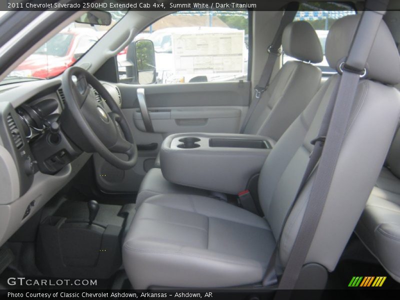 Summit White / Dark Titanium 2011 Chevrolet Silverado 2500HD Extended Cab 4x4