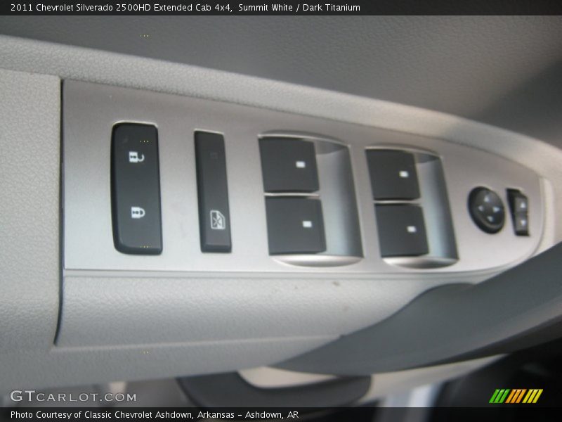 Summit White / Dark Titanium 2011 Chevrolet Silverado 2500HD Extended Cab 4x4