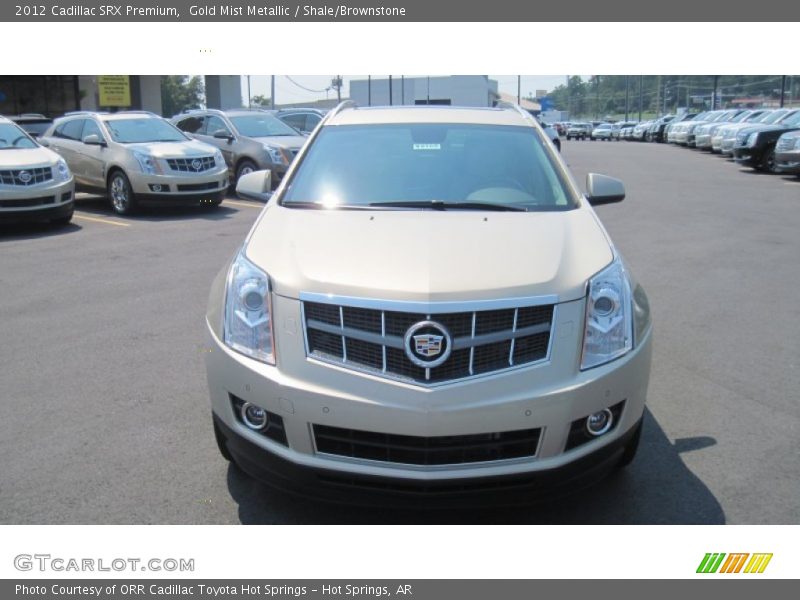 Gold Mist Metallic / Shale/Brownstone 2012 Cadillac SRX Premium