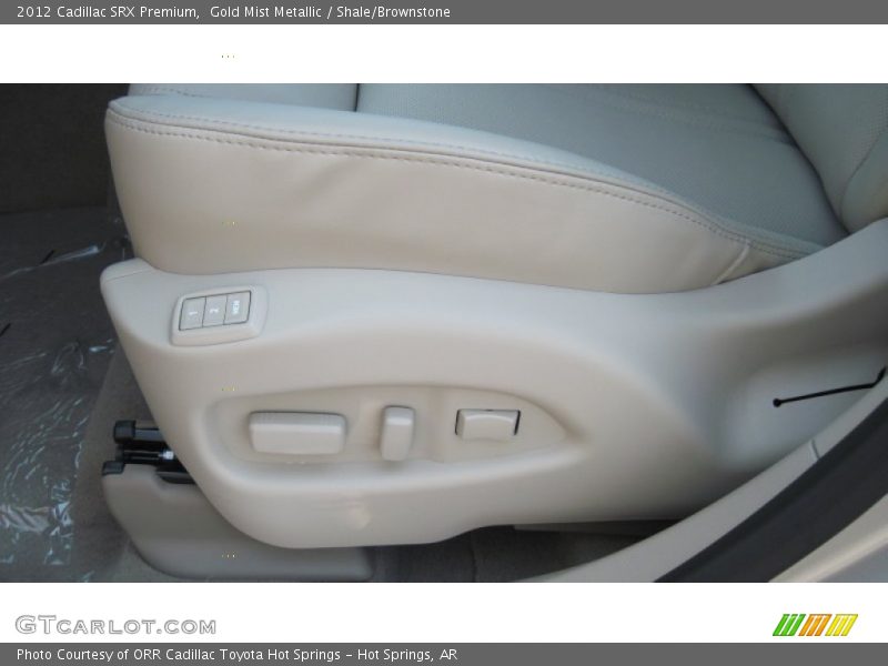 Gold Mist Metallic / Shale/Brownstone 2012 Cadillac SRX Premium