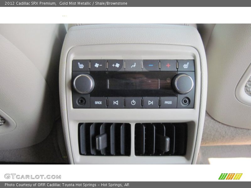Gold Mist Metallic / Shale/Brownstone 2012 Cadillac SRX Premium
