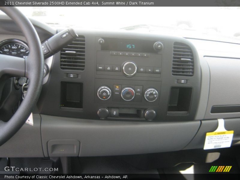 Summit White / Dark Titanium 2011 Chevrolet Silverado 2500HD Extended Cab 4x4
