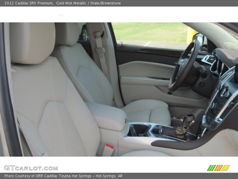 Gold Mist Metallic / Shale/Brownstone 2012 Cadillac SRX Premium