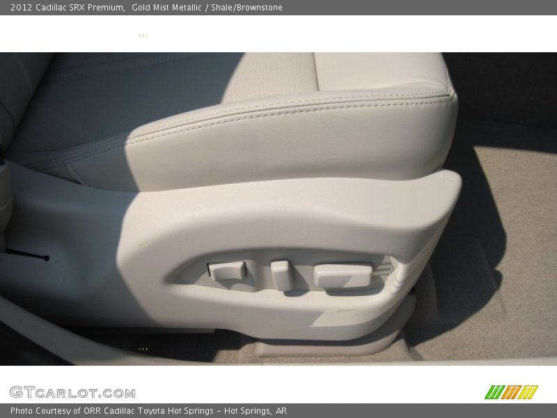 Gold Mist Metallic / Shale/Brownstone 2012 Cadillac SRX Premium