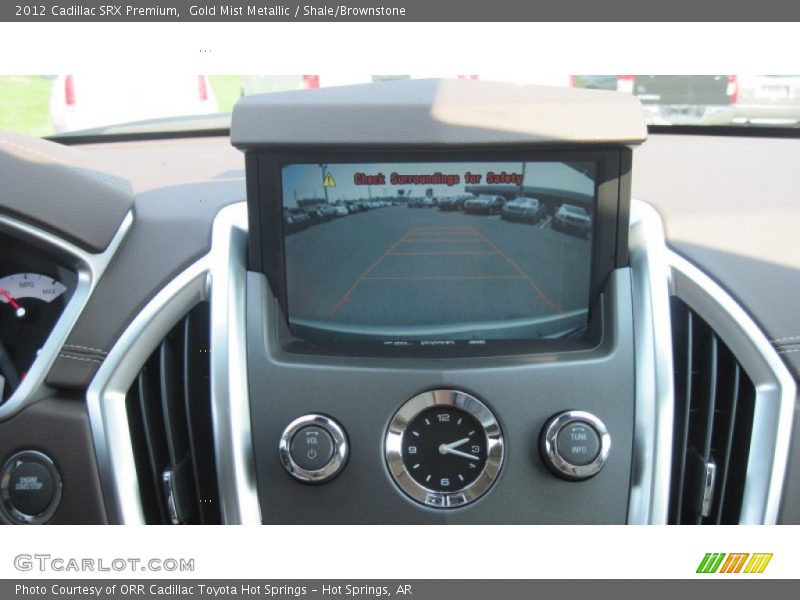 Gold Mist Metallic / Shale/Brownstone 2012 Cadillac SRX Premium