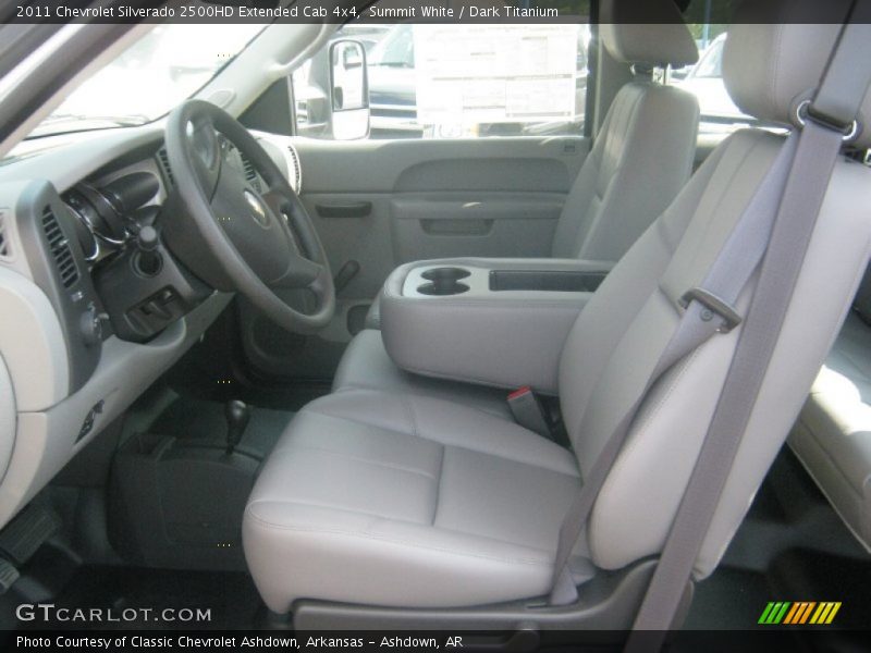 Summit White / Dark Titanium 2011 Chevrolet Silverado 2500HD Extended Cab 4x4