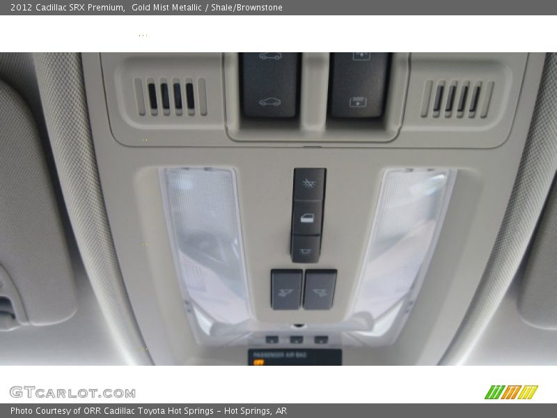Gold Mist Metallic / Shale/Brownstone 2012 Cadillac SRX Premium