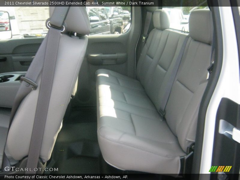 Summit White / Dark Titanium 2011 Chevrolet Silverado 2500HD Extended Cab 4x4