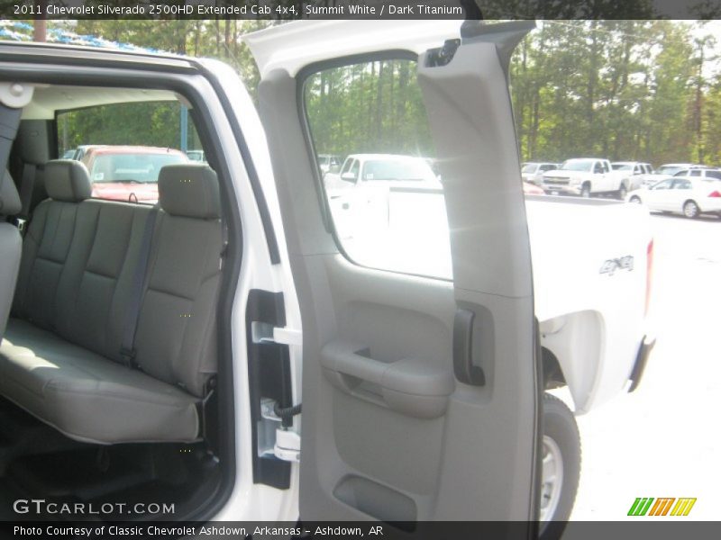 Summit White / Dark Titanium 2011 Chevrolet Silverado 2500HD Extended Cab 4x4