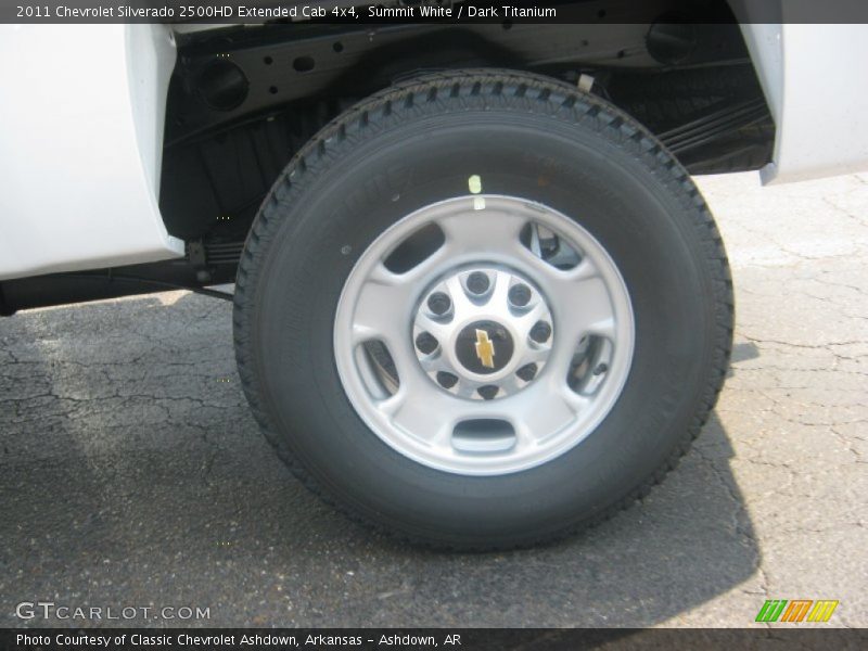 Summit White / Dark Titanium 2011 Chevrolet Silverado 2500HD Extended Cab 4x4