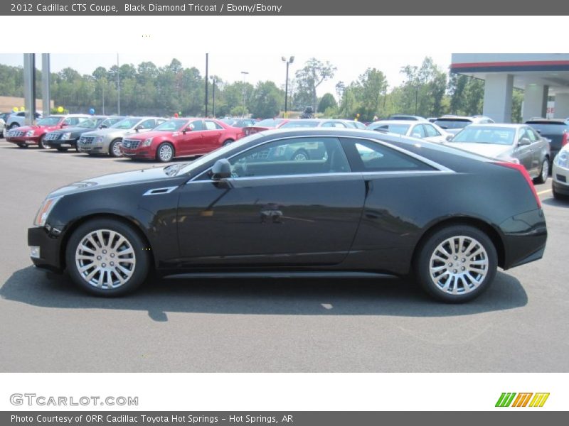 Black Diamond Tricoat / Ebony/Ebony 2012 Cadillac CTS Coupe