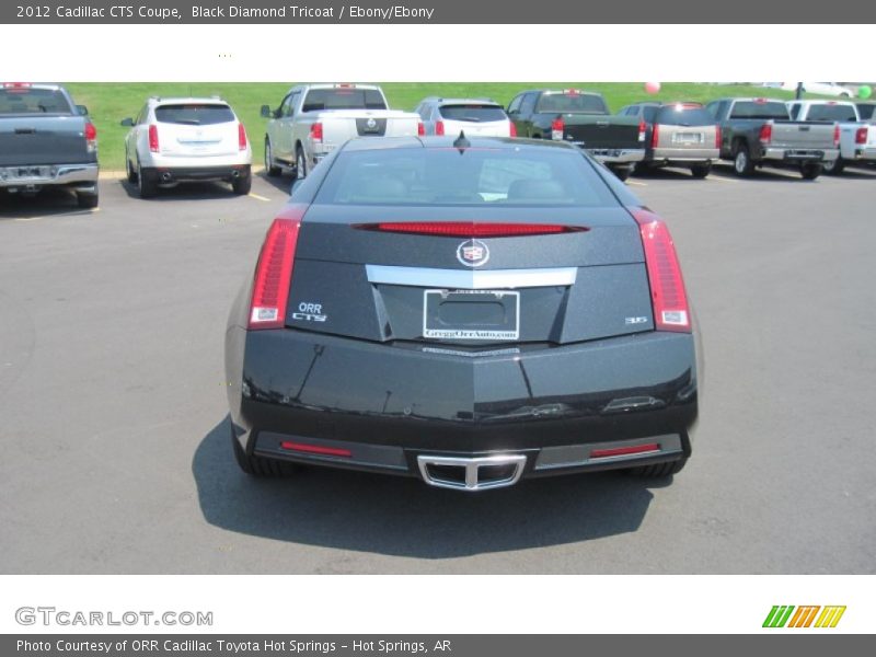 Black Diamond Tricoat / Ebony/Ebony 2012 Cadillac CTS Coupe