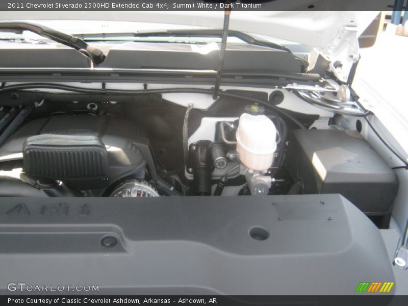 Summit White / Dark Titanium 2011 Chevrolet Silverado 2500HD Extended Cab 4x4